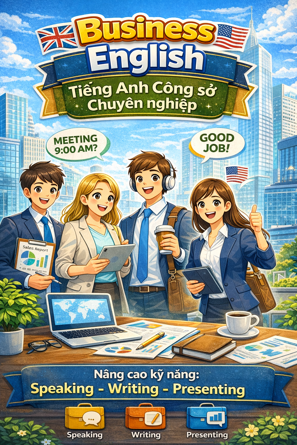 Business English: Tiếng Anh Công sở Chuyên nghiệp