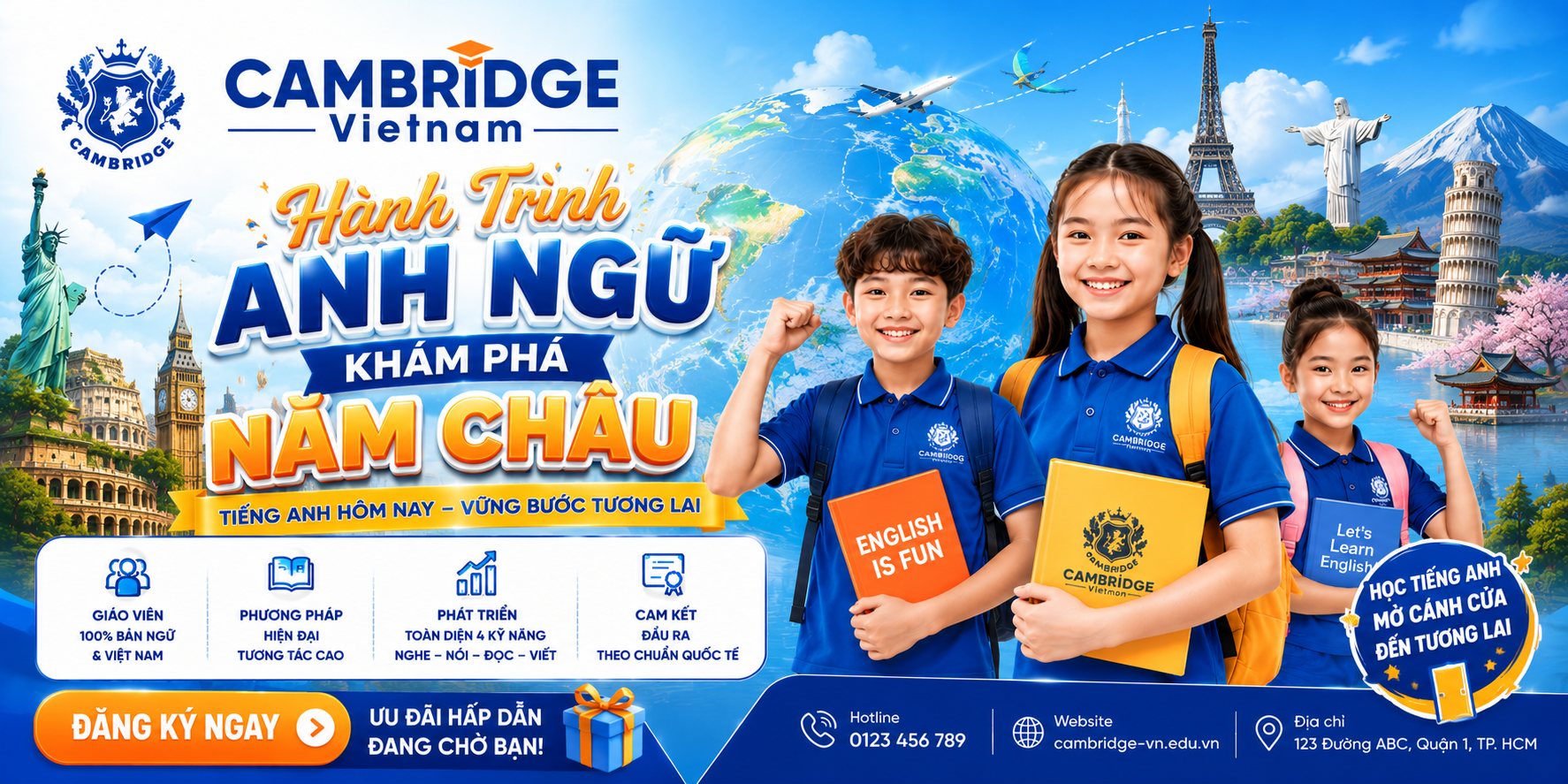 Học chủ động – Tiến bộ vững vàng tại Cambridge Vietnam